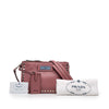 Prada Glace Calf Studded Etiquette Crossbody Secondhand