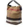 Burberry Medium Mega Check Studded Canvas Ashby Bucket Bag Secondhand