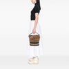 Burberry Medium Mega Check Studded Canvas Ashby Bucket Bag Secondhand