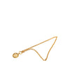 Chanel CC Gold Plated Round Pendant Necklace Secondhand
