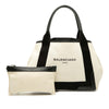 Balenciaga Canvas Navy Cabas Tote S Secondhand