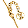Louis Vuitton Gold Plated Flower Full Bracelet Secondhand