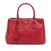 Prada Small Saffiano Lux Galleria Double Zip Satchel Secondhand