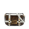 Fendi Mini Zucca Coated Canvas Cage Baguette Satchel Secondhand