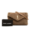 Saint Laurent Small Shearling Loulou Puffer Shoulder Bag Secondhand