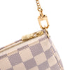 Louis Vuitton Damier Azur Christmas Birds Mini Pochette Accessoires Secondhand