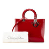 Dior Large Patent Lady Dior Secondhand