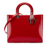 Dior Large Patent Lady Dior Secondhand