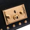 Gucci Small Pearl Studded Leather Padlock Crossbody Secondhand