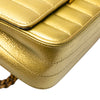 Saint Laurent Small Metallic Grain De Poudre Monogram Vicky Chain Bag Secondhand