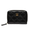 Chanel CC Quilted Caviar Zip Coin Purse Secondhand