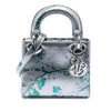 Dior Mini Metallic Lambskin Floral Printed Lady Dior Secondhand