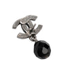 Chanel CC Brass Beaded Swing Push Back Earrings Secondhand