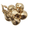 Secondhand Chanel CC Gold Plated Rhinestone Flower Clip On Earrings