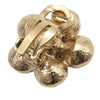 Secondhand Chanel CC Gold Plated Rhinestone Flower Clip On Earrings