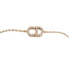 Dior Gold Plated Crystal Petit CD Bracelet Secondhand