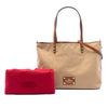 Valentino Canvas Rockstud Glam Lace Reversible Tote Secondhand