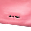 Miu Miu Nappa Grommet Crystal Embellished Clutch Secondhand