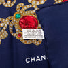 Chanel Gripoix Print Silk Scarf Secondhand