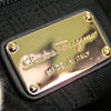 Ferragamo Calfskin Vara Braided Handle Shoulder Bag Secondhand