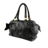 Ferragamo Calfskin Vara Braided Handle Shoulder Bag Secondhand