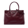 Prada Small Saffiano Lux Galleria Double Zip Satchel Secondhand