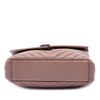 Saint Laurent Medium Chevron Sheepskin Monogram College Satchel Secondhand