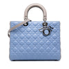 Dior Large Bicolor Lambskin Cannage Lady Dior Secondhand