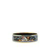Secondhand Hermès Wide Folding Fan Enamel Bangle 70