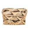 Chanel CC Gold Plated Quilted Classic Flap Pin Brooch Secondhand