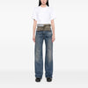 Secondhand Gucci GG Canvas Web Double Pocket Belt Bag
