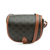 Celine Medium Triomphe Coated Canvas Folco Crossbody Secondhand