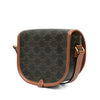 Celine Medium Triomphe Coated Canvas Folco Crossbody Secondhand