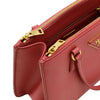 Prada Mini Saffiano Lux Galleria Double Zip Satchel Secondhand