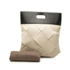 Bottega Veneta Medium Canvas Maxi Intrecciato Slip Tote Secondhand