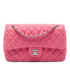 Chanel Medium Classic Jersey Double Flap Secondhand