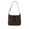 Fendi Zucca Canvas Shoulder Bag Secondhand