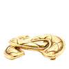 Chanel Gold Plated CC Quilted Brooch Secondhand