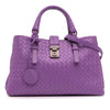 Bottega Veneta Small Nappa Intrecciato Roma Satchel Secondhand