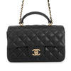 Chanel Mini Rectangular Classic Lambskin Top Handle Flap Secondhand