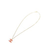 Chanel CC Gold Plated Enamel Pendant Necklace Secondhand