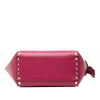 Valentino Mini Leather Rockstud Double Handle Tote Secondhand