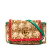 Gucci Small GG Marmont Raffia Crossbody Secondhand