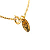 Chanel Gold Plated Rhinestone Pendant Necklace Secondhand