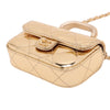 Chanel CC Metallic Quilted Calfskin Top Handle Bag Secondhand
