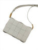 Secondhand Bottega Veneta Cassette White Shoulder Bag - '20s