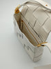 Secondhand Bottega Veneta Cassette White Shoulder Bag - '20s