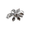 Silver Sterling Floral Brooch Brooch Second-hand