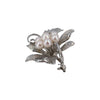 Silver Sterling Floral Brooch Brooch Second-hand