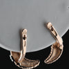 Collection Privée Vintage 14k Pink Gold Moons Earrings Secondhand